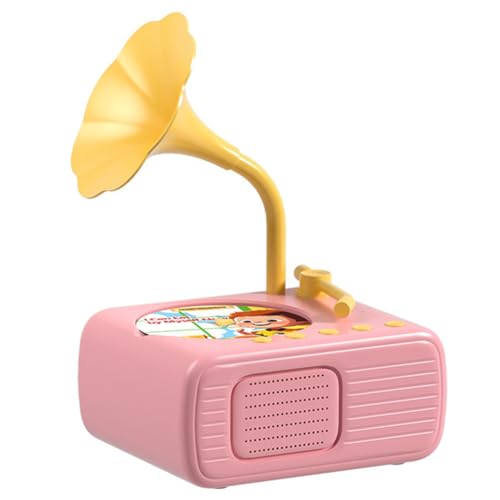 rieder Kinder-Grammophon mit Geschichtenerzähler, Musik-Player, Kleinkindspielzeug, Kinder-Grammophon mit 96 Karten, Geschenk Zur Frühkindlichen Bildung, Rosa von rieder