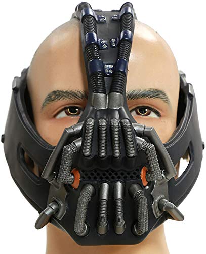 Bane Vollgesichtsmaske Helm für Erwachsene Mann Kinder The Dark Knight Rises Kostüm Bain Requisiten Cosplay Halloween von rindeki