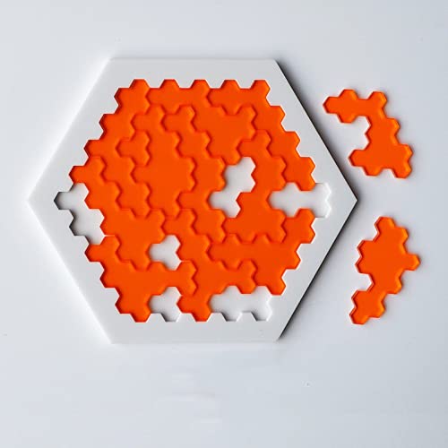 Puzzle schwierig für Erwachsene Brennen Gehirn Verpackung Acryl Puzzles (Hexagon) von rindeki