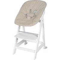 Roba »Born up Greyish« 2-in-1-Hochstuhl - 44,5x54x80cm - weiß - Roba »Born up Greyish« 2-in-1-Hochstuhl - 44,5x54x80cm - weiß - von roba