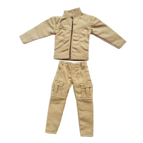 rockible 1/12 Skala Männlich Figur Puppe Kleidung Jacke Hose Outfit Kostüm für 6 zoll Figur Körper von rockible