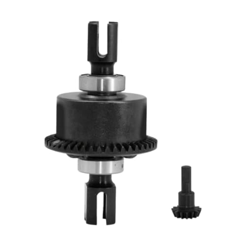 rockible 1/8 Upgrade-Zubehör 42T 15T Vorne Hinten RC Auto Differential Getriebe Verbesserte Differential für Verbesserte Leistung, Schwarz von rockible