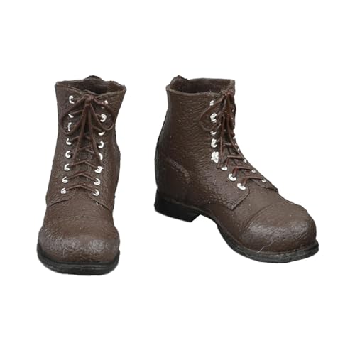 rockible 1:12 Maßstab Actionfiguren Stiefel Stiefel Accessoire Modell Szene Foto Requisite Schuhe Modell Anzieh von rockible