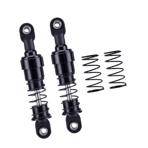 rockible 2Pcs RC Stoßdämpfer RC Frühling Dämpfer Suspension RC Dämpfer Set Upgrade fürfür 1:10 RC Hobby Auto, Schwarz von rockible