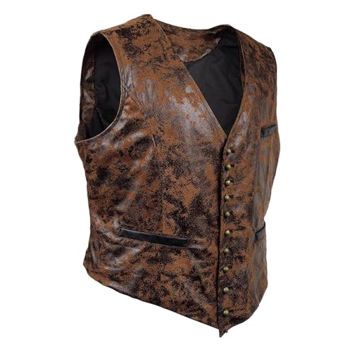 rockible Cowboy Taille Mantel Weste Prop V Neck Anzug Weste für Bühne Zeigen Geschenk Prom, XL rockible Cowboy Taille Mantel Weste Prop V Neck Anzug Weste für Bühne Zeigen Geschenk Prom, XL von rockible