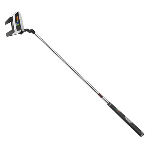 rockible Golfputter, Golfschläger, Rechtshänder zugelassen für Turnierspiele, Golf-Mallet-Putter, Golf-Trainingsausrüstung, GRAU von rockible