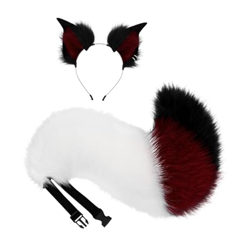 rockible Handgemachtes Fuchsohren Stirnband Realistisches Cosplay Kopfstück für Abschlussball-Verkleidung rockible Handgemachtes Fuchsohren Stirnband Realistisches Cosplay Kopfstück für Abschlussball-Verkleidung von rockible