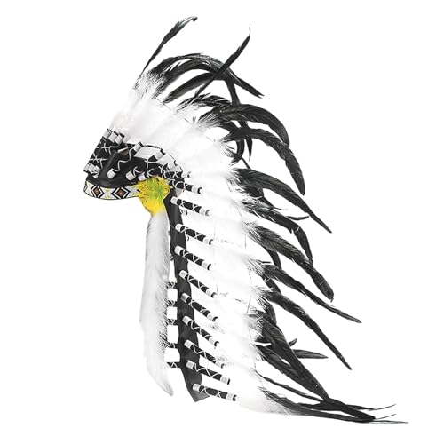 rockible Indianer-Kopfschmuck für Häuptlinge, Dekoration, Stirnband, Kostümzubehör für Kostüme, Tanz, Bühnenauftritte, Partys rockible Indianer-Kopfschmuck für Häuptlinge, Dekoration, Stirnband, Kostümzubehör für Kostüme, Tanz, Bühnenauftritte, Partys von rockible