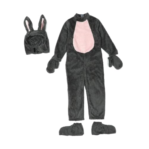 rockible Kinder Kaninchen Kostüm Cosplay -Pyjama Kaninchen -Pyjama für die Bühnenperformance, S von rockible