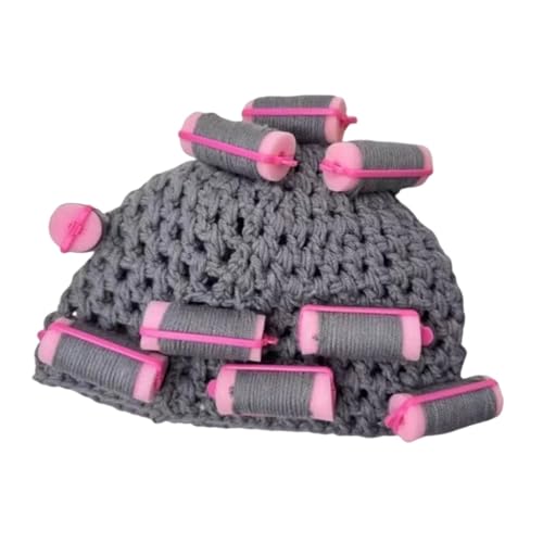 rockible Lockenwickler Perücke Hut Kopfschmuck Wirtin Lockiges Haar Kappe für Halloween Winter Cosplay, Grau rockible Lockenwickler Perücke Hut Kopfschmuck Wirtin Lockiges Haar Kappe für Halloween Winter Cosplay, Grau von rockible