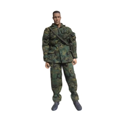 rockible Männer-Actionfigur im Maßstab 1/6, realistische 12-Zoll-Figur, Puppe, Sammlerstück für Sammler, Vietnamesisch von rockible