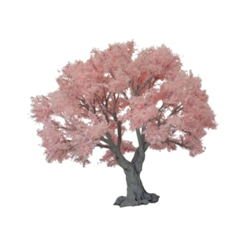 rockible Mini Rosa Baum Landschaft Modell Miniatur Künstliche Baum für Szene Layout Realistische Ornament, Höhe 30cm von rockible