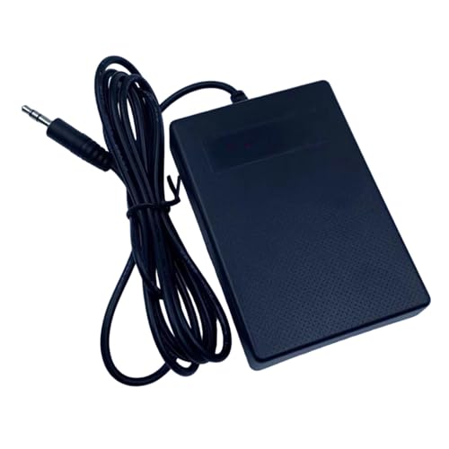 rockible Piano Sustain Pedal, Dämpfer Fußpedal, Fußpedal MIDI Synthesizer für Keyboards, 3.5 Mm von rockible