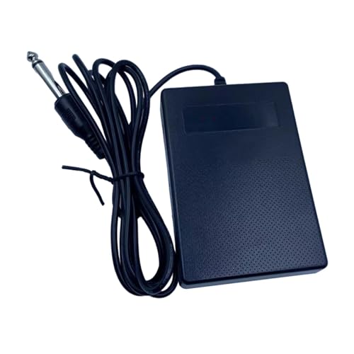 rockible Piano Sustain Pedal, Dämpfer Fußpedal, Fußpedal MIDI Synthesizer für Keyboards, 6.35 Mm von rockible