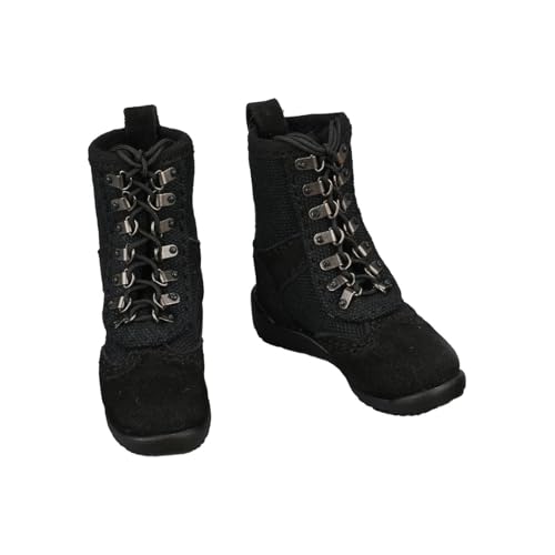 rockible Puppenstiefel im Maßstab 1:6, High Top Stiefel, Actionfigur Modell Miniatur Schuhe für 12'' Puppen von rockible