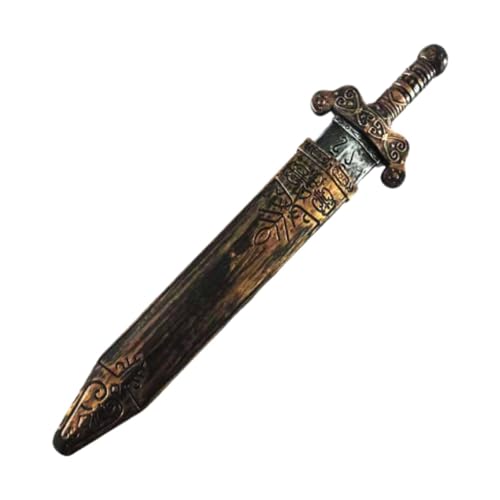 rockible Roman Sword Set Sword Toy kreatives Kostüm mit Scheide Rollenspieldekoration für Performance Outdoors Spiele Bühnenparty, A von rockible