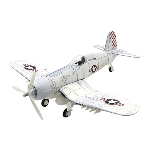 rockible USA Fighter Bausätze Im Maßstab 1:48, Flugzeugmodell, Zum Zusammenbauen für Kinder Und Erwachsene, Heimdekoration, 3D Puzzles, DIY Flugzeug Handwerk, Weiß von rockible