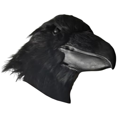 rockible Vogelkopfmaske, Cosplay-Requisite, Tiermaske für Halloween, Rollenspiele, Maskerade rockible Vogelkopfmaske, Cosplay-Requisite, Tiermaske für Halloween, Rollenspiele, Maskerade von rockible