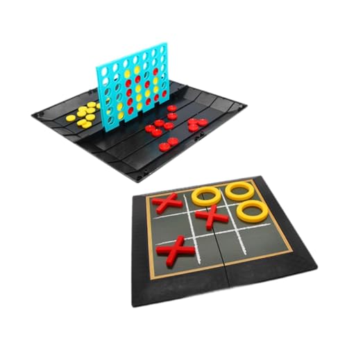 rockible Xo Game Toe Brettspiel Checker Toe Spiel Denksportaufgabe für Unterhaltung von rockible