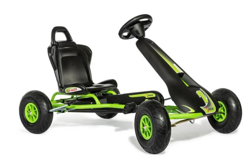 Ferbedo GoKart AR 8G, schwarz/grün, mit Luftbereifung von rolly toys