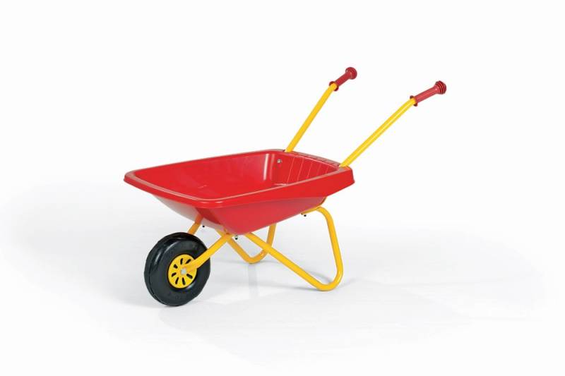 Rolly Toys Kinderschubkarre mit Kunststoffschüssel Schüssel rot B-WAre von rolly toys