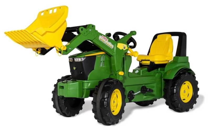 Trettraktor rollyFarmtrac Premium II John Deere 7310R, mit Lader - Tretfahrzeug von rolly toys