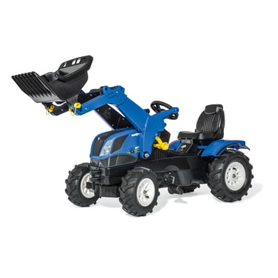 rolly®toys Kindertraktor rollyFarmtrac New Holland mit rollyTrac Lader und rollyAir Tyres 611270 von rolly toys