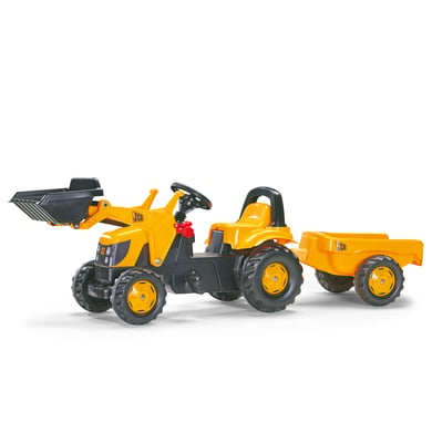 rolly®toys Kindertraktor rollyKid JCB mit rollyKid Trailer und rollyKid Lader 023837 von rolly toys