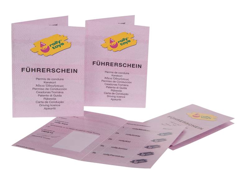 rollyDriving licence von rolly toys