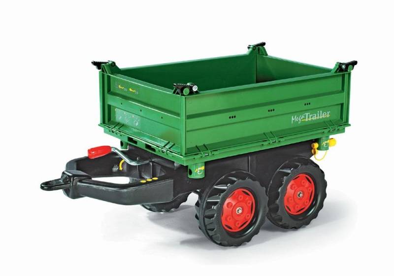 rollyMega Trailer - Dreiseitenkipper in Fendt Grün von rolly toys