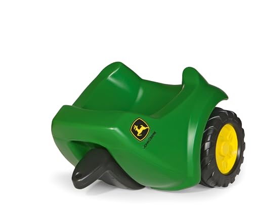 Rolly Toys 122028 rollyMinitrac Trailer John Deere, Anhänger für Rutscher Traktor rollyMiniTrac, ab 1,5 Jahren, grün von ROLLY TOYS