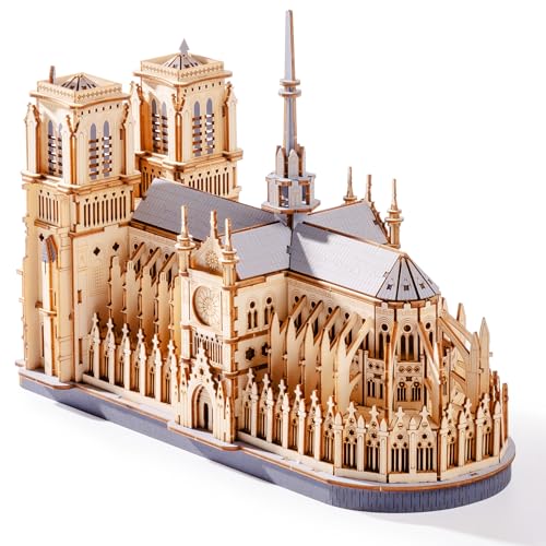 ROWOOD 3D Puzzle Holz Notre Dame de Paris Modellbausatz für Erwachsene Gotische Architektur Holzpuzzle Weihnachtsdeko Geschenk für Frauen Männer ROWOOD 3D Puzzle Holz Notre Dame de Paris Modellbausatz für Erwachsene Gotische Architektur Holzpuzzle Weihnachtsdeko Geschenk für Frauen Männer von rowood