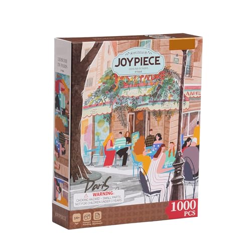 RoWood Freizeit in Paris Puzzles für Erwachsene 1000 Teile, Puzzle 1000 Teile Herausfordernde Puzzles für Erwachsene, Fertige Puzzle-Größe ist 19,69 x 29,53 von rowood