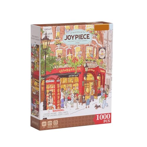 RoWood Puzzles für Erwachsene 1000 Teile - Willkommen bei Covent Garden, Puzzle 1000 Teile Herausfordernde Puzzles für Erwachsene, Fertige Puzzle-Größe ist 19,69 x 29,53 von rowood