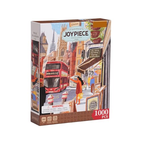 RoWood Walk in London Puzzles für Erwachsene 1000 Teile, Puzzle 1000 Teile Herausfordernde Puzzles für Erwachsene, Fertige Puzzle-Größe ist 19,69 x 29,53 von rowood