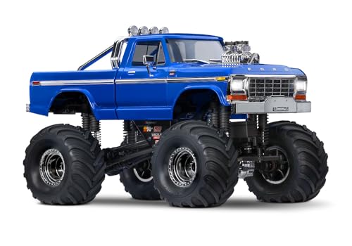 TRAXXAS TRX-4MT Ford blau F150 4x4 1/18 Monster-Truck RTR Brushed, mit Akku und USB Ladegerät von s-idee