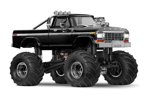 TRAXXAS TRX-4MT Ford schwarz F150 4x4 1/18 Monster-Truck RTR Brushed, mit Akku und USB Ladegerät von s-idee