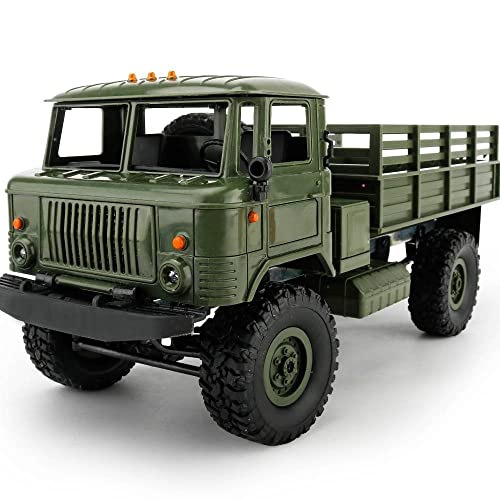 s-idee® 18139 B24 Militär Truck 4WD 2.4 Ghz RC R/C Ferngesteuerter Laster, Tank, Kettenfahrzeug, Monster Crawler LKW 1:16, Neu von s-idee