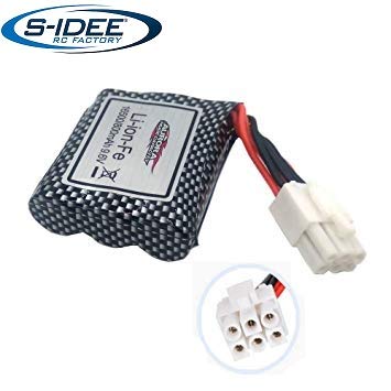 s-idee® 18180 9,6V 800mAh Power LiPo Akku 18160 und 18175 ferngesteuertes Auto 9115 9116 Ersatzakku GP von s-idee