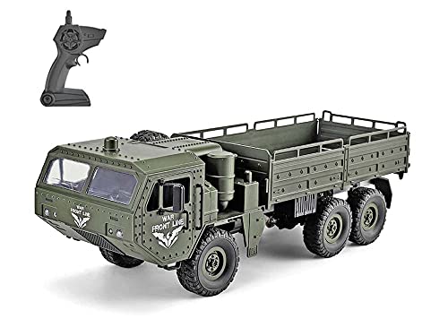 s-idee® D834 RC Truck grün 1:16 2,4 GHz LED 15 km/h Militärfahrzeug von s-idee