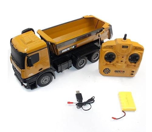 s-idee® S1573 Rc Dump Truck 1:14 Kompaktlader 10 Kanal Kipplader Huina 1573 von s-idee