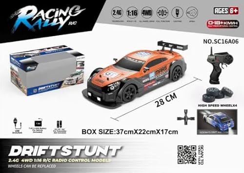 s-idee® SC16A06 Drift Car 1:16 Ferngesteuertes RC Auto 2,4Ghz! von s-idee