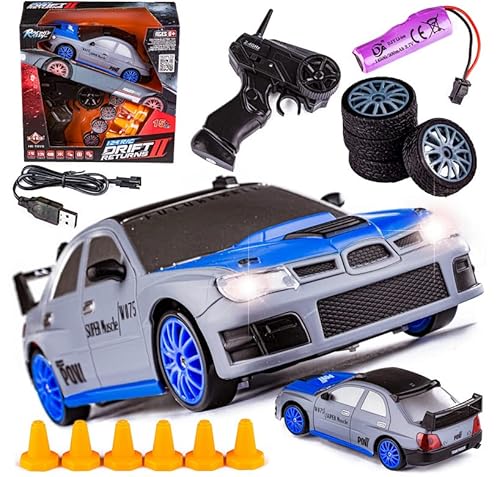 s-idee® SC24A06 Drift Car 1:24 Ferngesteuertes RC Auto blau von s-idee