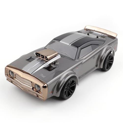 s-idee® SCY16303 Drift Car 1:16 Ferngesteuertes RC Auto 2,4Ghz! Mit 4WD &LED Licht! Muscle Car Optik von s-idee