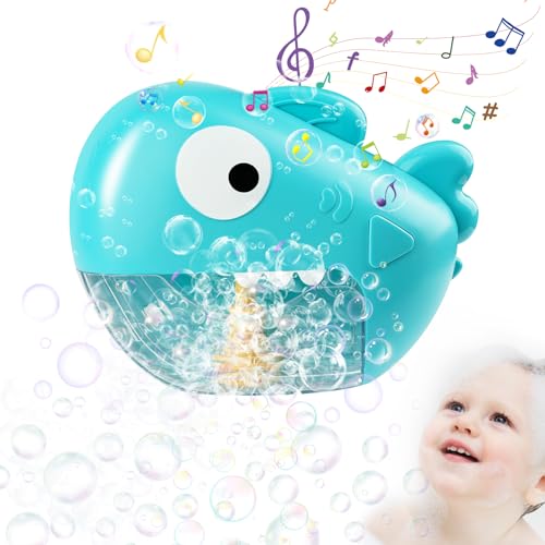 Badewannenspielzeug Baby, Badespielzeug Spielzeug Baby ab 1 2 3 4 5 6 Jahr, Bath Toys Badespielzeug Mit Musik, Shark Schaummaschine Badewanne, Wasserspielzeug Kinder für Jungen und Mädchen von sacemontic