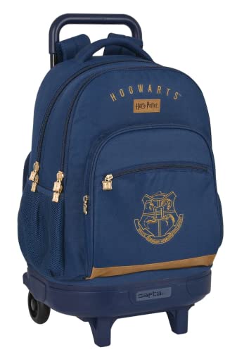 Safta 612293918 S4306544 Rucksack mit Rädern, kompakt, herausnehmbar, Harry Potter Magical, 33 x 45 x 22 cm, Einfarbig, bunt, Talla única von safta