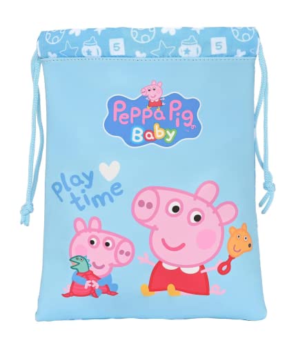 Safta 812292237 Merienda Peppa Wutz Baby 20 x 25 cm, bunt, Estándar von safta