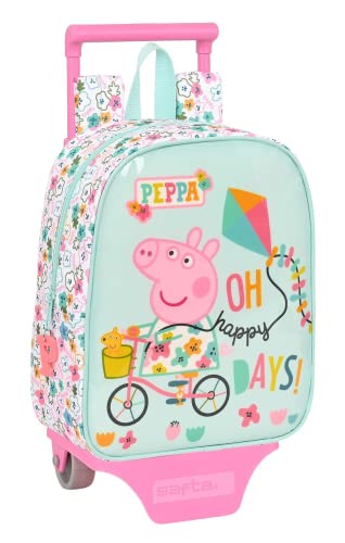 safta 612290280 Wutz Rucksack mit Peppa Pig Cosy Corner, 22 x 28 x 10 cm, bunt von safta