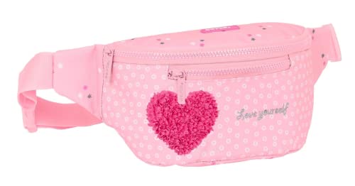 safta 842227446 Gürteltasche Herz, 23 x 12 x 9 cm, Rosa von safta