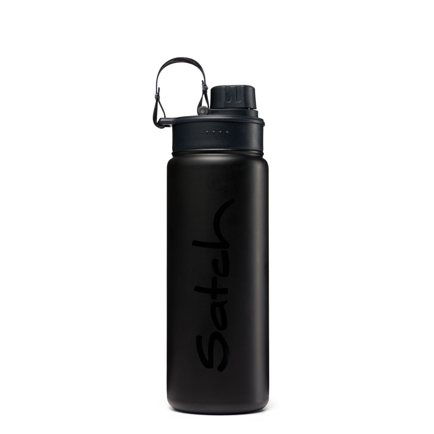 satch Trinkflasche Edelstahl Black von satch